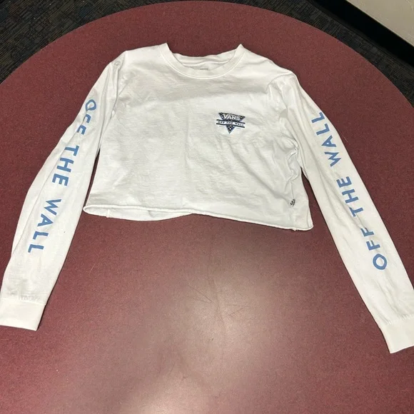 Cropped vans long sleeve size small - Picture 2 of 4